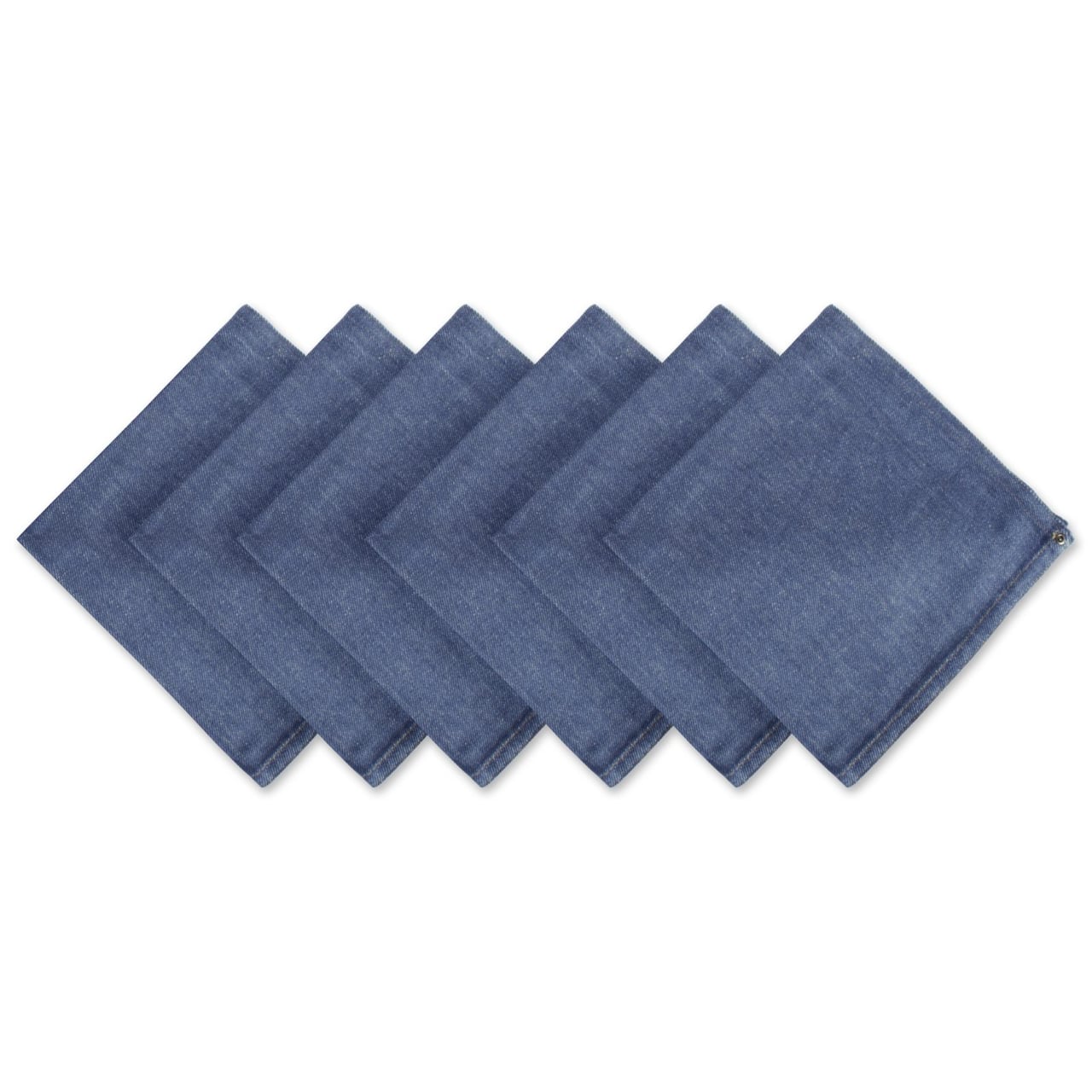 DII® Embroidered Denim Cloth Dinner Napkins, 6ct.